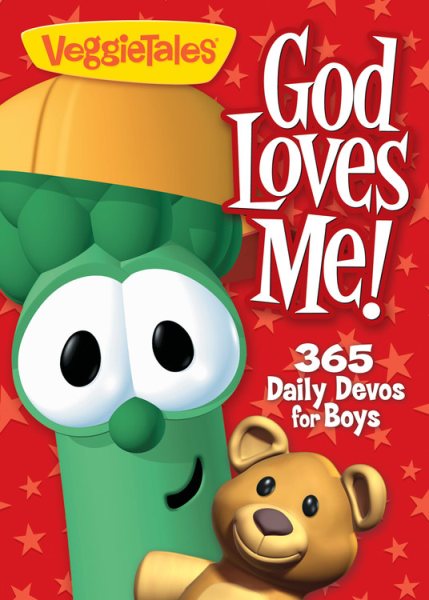 God Loves Me!: 365 Daily Devos for Boys (Veggietales) cover