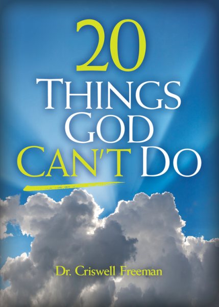 20 Things God Can't Do cover