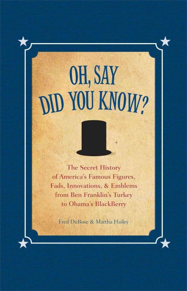 Oh, Say Did You Know?: The Secret History of America's Famous Figures, Fads, Innovations & Emblems (Blackboard Books) cover
