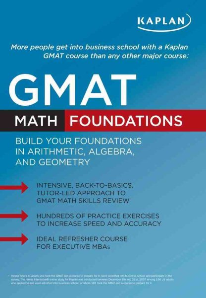 Kaplan GMAT Math Foundations cover