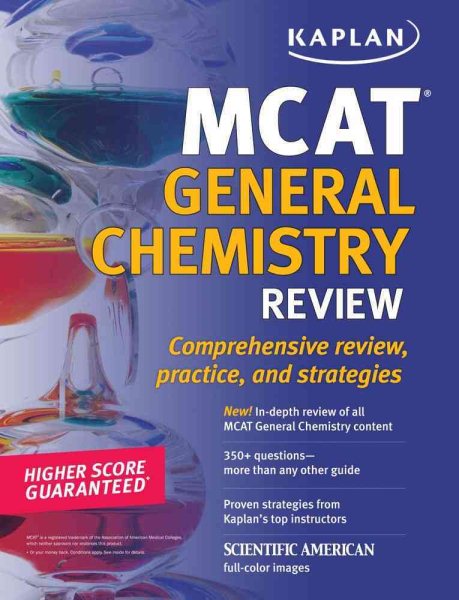 Kaplan MCAT General Chemistry Review cover