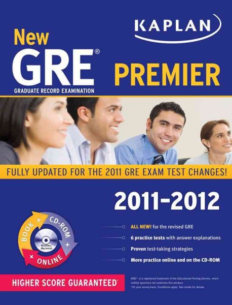 New GRE 2011-2012 Premier with CD-ROM (Kaplan GRE) cover