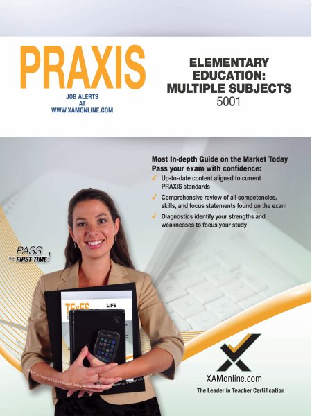 2017 PRAXIS Elementary Education: Multiple Subjects (5001) cover