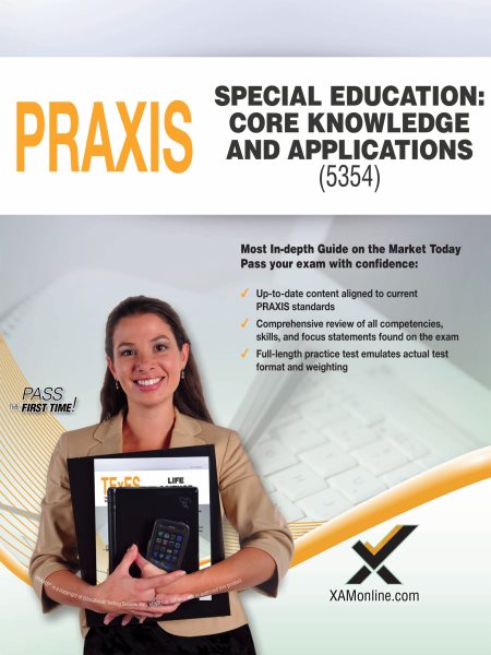 2017 Praxis Special Education: Core Knowledge and Applications (5354) cover