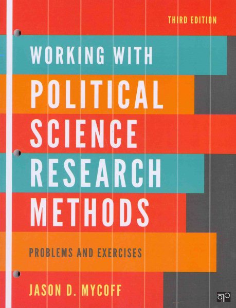 Working with Political Science Research Methods: Problem and Exercises cover