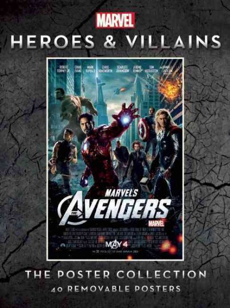 Marvel Heroes and Villains: The Poster Collection (Insights Poster Collections) cover