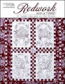 Redwork with a Twist (Leisure Arts #5112) cover