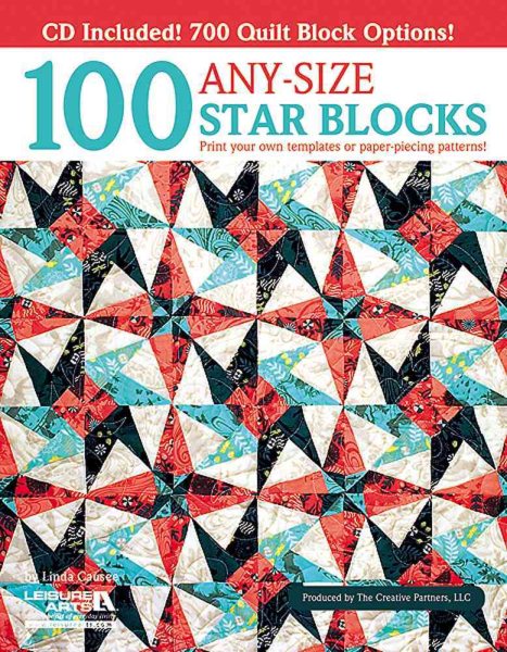 100 Any-Size Star Blocks (with CD) cover