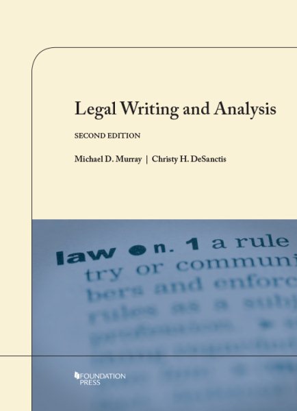 Legal Writing and Analysis, 2nd (Coursebook) cover
