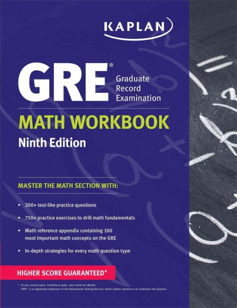 GRE Math Workbook (Kaplan Test Prep) cover