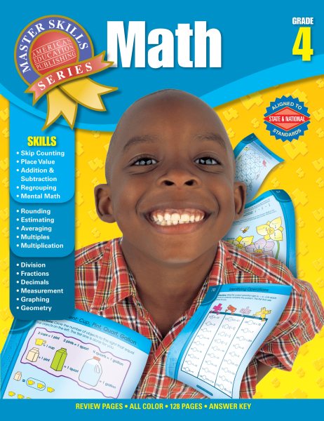 Math, Grade 4 (Master Skills) cover