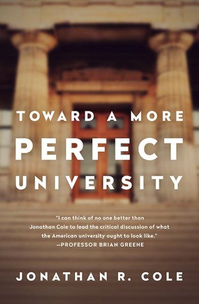Toward a More Perfect University cover