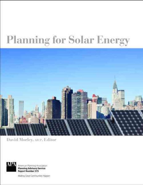 Planning for Solar Energy cover