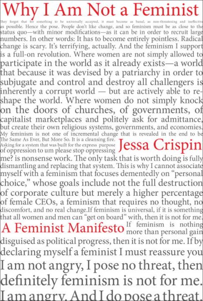Why I Am Not A Feminist: A Feminist Manifesto cover