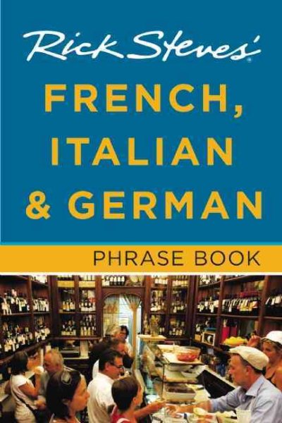 Rick Steves' French, Italian & German Phrase Book cover