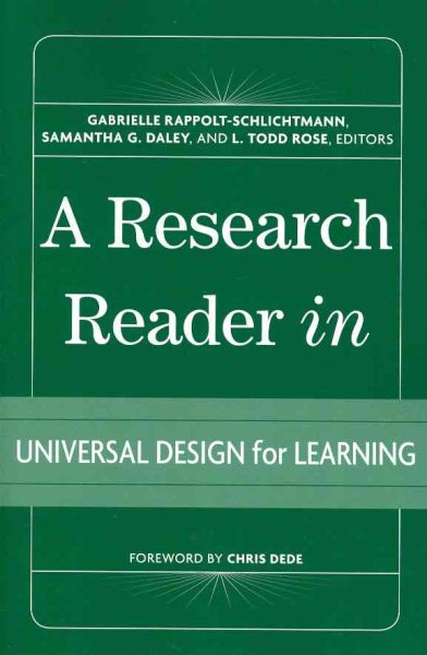 A Research Reader in Universal Design for Learning cover
