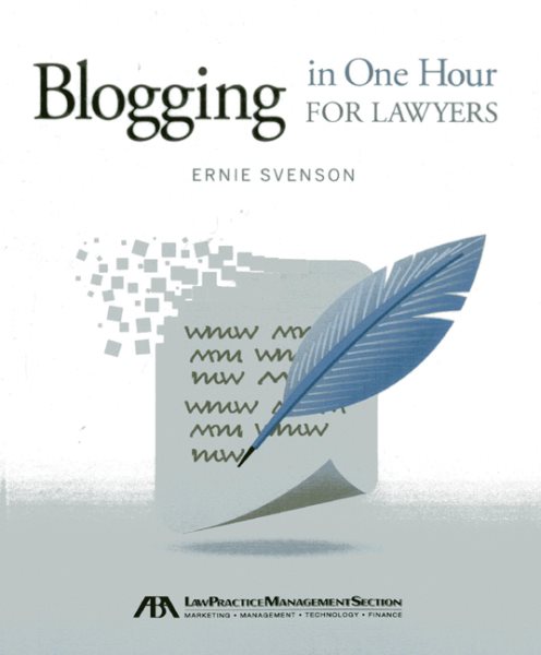 Blogging in One Hour for Lawyers cover