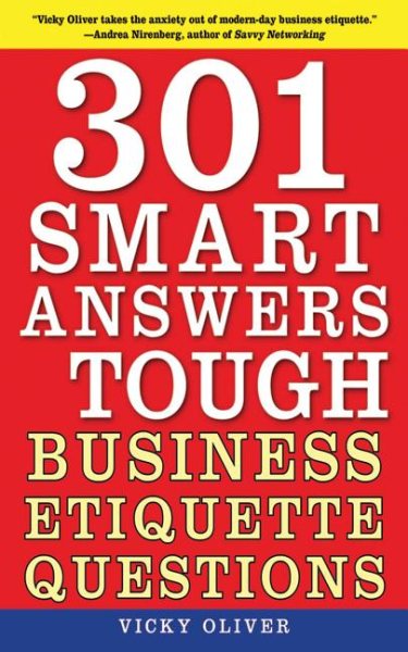 301 Smart Answers to Tough Business Etiquette Questions cover