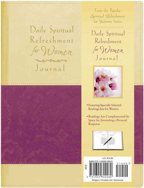 Daily Spiritual Refreshment for Women Journal cover