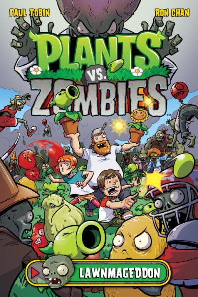 Plants vs. Zombies Volume 1: Lawnmageddon cover