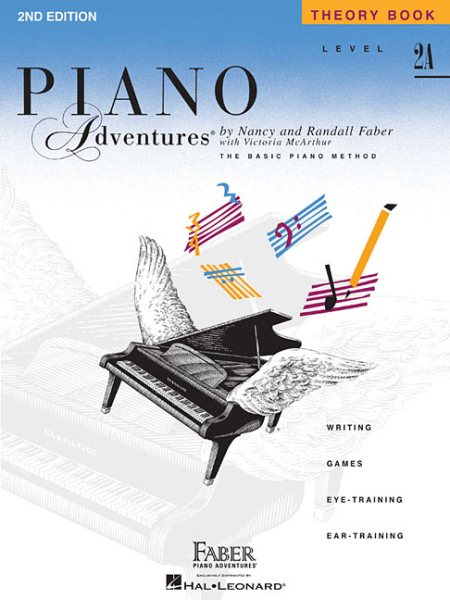 Level 2A - Theory Book: Piano Adventures cover