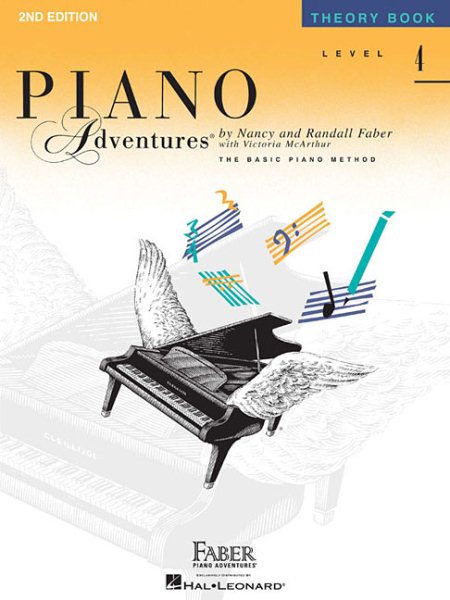 Level 4 - Theory Book: Piano Adventures cover