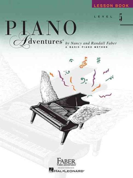 Level 5 - Lesson Book: Piano Adventures (The Basic Piano Method) cover