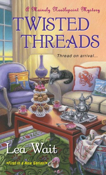 Twisted Threads (A Mainely Needlepoint Mystery) cover
