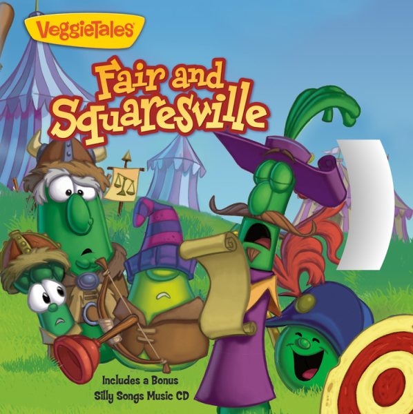 Fair and Squaresville: Story Book with Silly Songs Music CD (Veggietales)