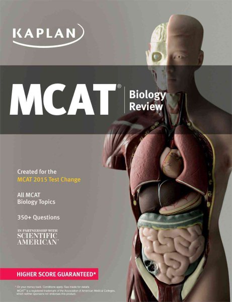 Kaplan MCAT Biology Review: Created for MCAT 2015 (Kaplan Test Prep) cover