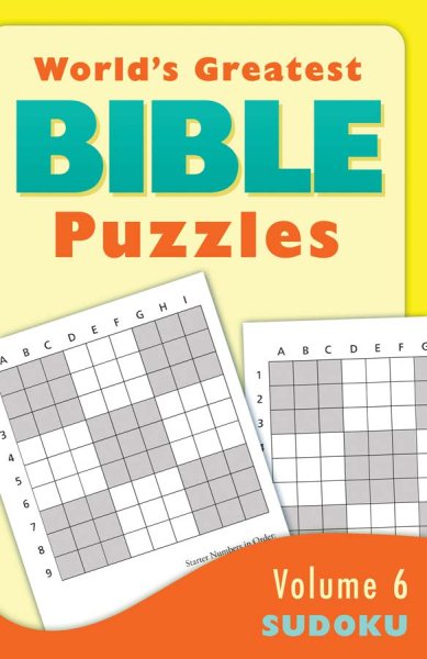 World's Greatest Bible Puzzles--Volume 6 (Sudoku) cover