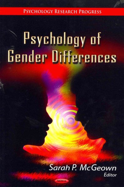 Psychology of Gender Differences (Psychology Research Progress) cover