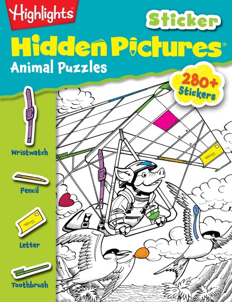 Highlights Sticker Hidden Pictures® Animal Puzzles cover