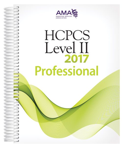 HCPCS 2017 Level II, Professional Edition (HCPCS - LEVEL II CODES (AMA VERSION)) (Hcpcs Level II (American Medical Assn)) cover
