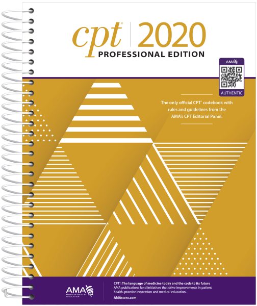 CPT Professional 2020 (CPT / Current Procedural Terminology (Professional Edition)) cover