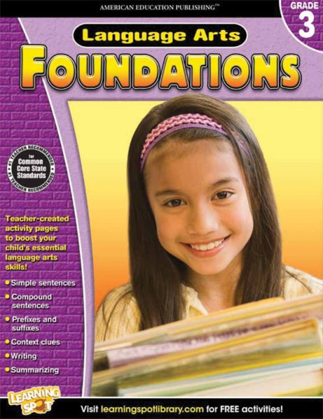 Language Arts Foundations, Grade K cover