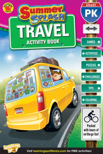 Summer Splash Travel Activity Book, Grade PK cover