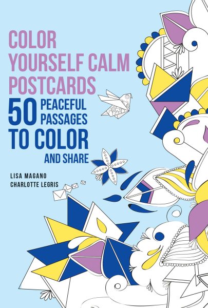 Color Yourself Calm Postcards: 50 Peaceful Passages to Color and Share cover
