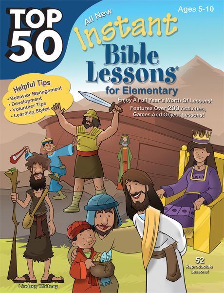 Top 50 Instant Bible Lessons for Elementary with Object Lessons cover