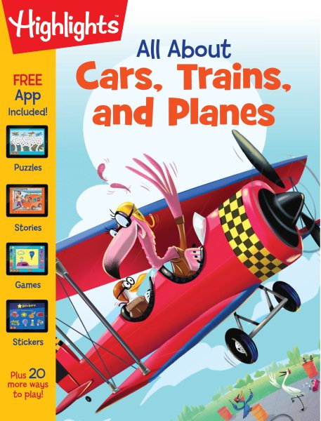 All About Cars, Trains, and Planes (Highlights™ All About Activity Books) cover