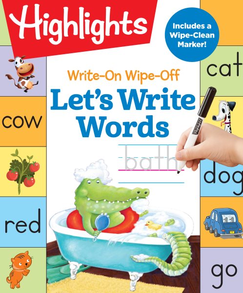Write-On Wipe-Off Let's Write Words (Highlights™ Write-On Wipe-Off Fun to Learn Activity Books) cover
