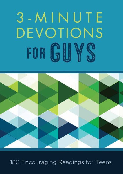 3-Minute Devotions for Guys: 180 Encouraging Readings for Teens cover
