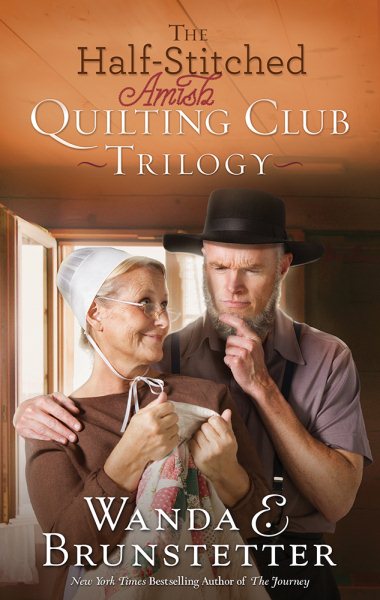 The Half-Stitched Amish Quilting Club Trilogy cover