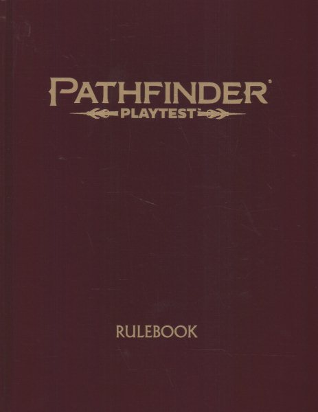 Pathfinder Playtest Rulebook Deluxe Hardcover cover