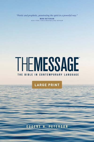 The Message Outreach Edition, Large Print (Softcover): The Bible in Contemporary Language cover