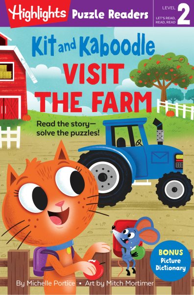 Kit and Kaboodle Visit the Farm (Highlights Puzzle Readers) cover