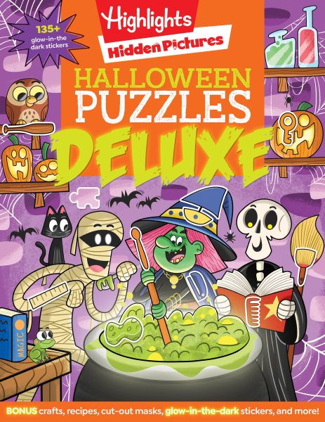 Halloween Puzzles Deluxe (Highlights Hidden Pictures) cover