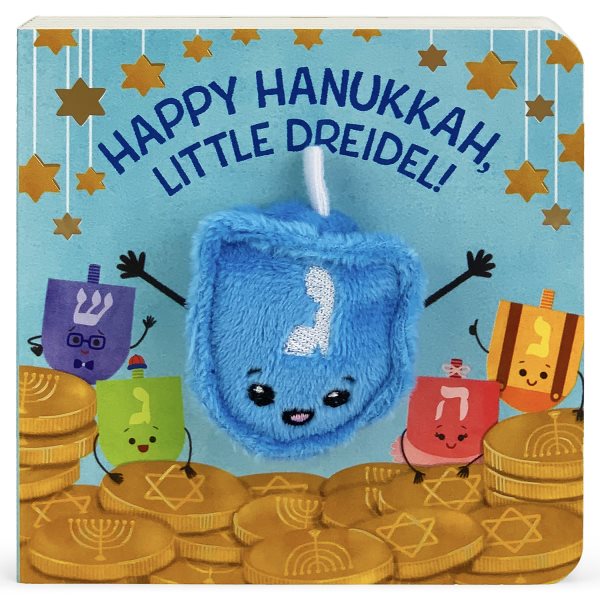 Happy Hanukkah, Little Dreidel (Finger Puppet Board Book) (Children's Interactive Finger Puppet Board Book) cover