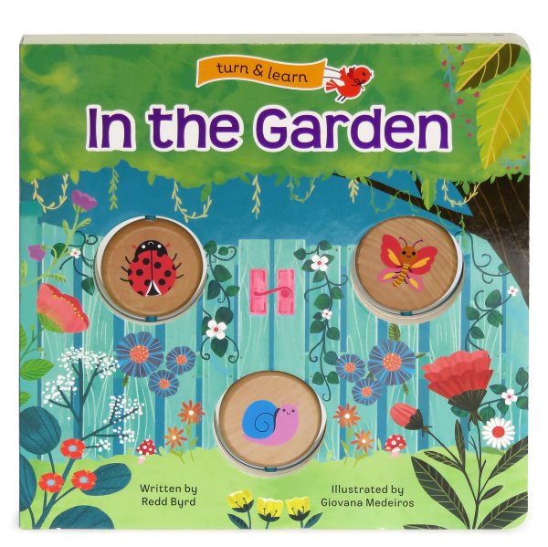 In the Garden: Turn & Learn Board Book cover