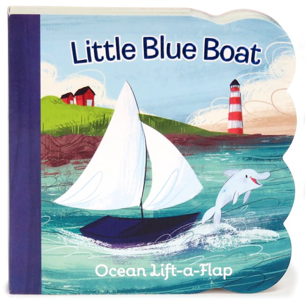 Little Blue Boat Chunky Lift-a-Flap Board Book (Babies Love) cover